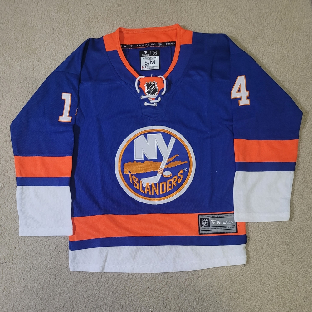 Fanatics New York Islanders Bo Horvat #14 NHL Stitched Jersey Men S/M
